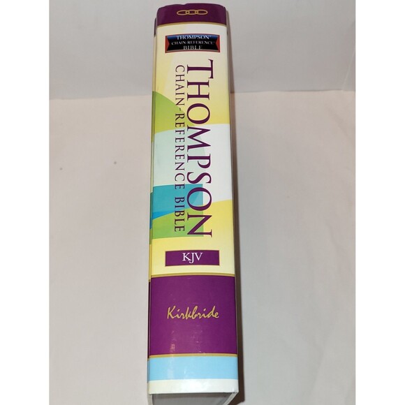 Thompson Chain Reference KJV Bible Kirkbride Style 513 Hardcover Red Letter VGUC - Picture 7 of 13